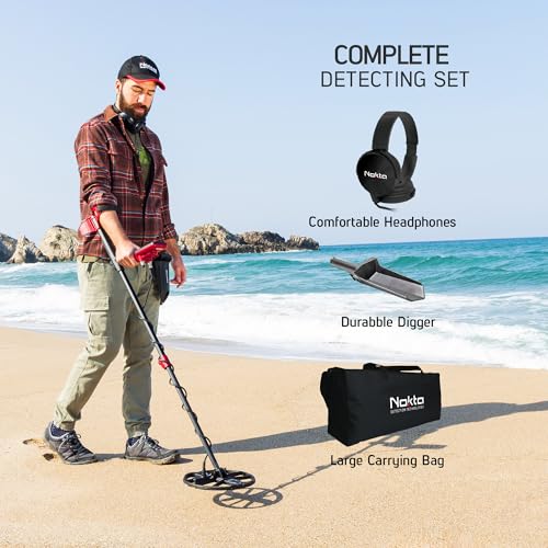 Waterproof Metal Detector for Adults with Pinpointer, USB Rechargeable C3473