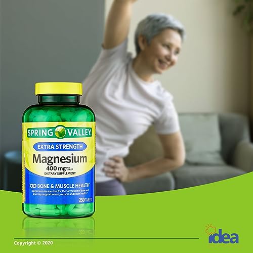 Magnesium Oxide 400 mg Extra Strength, 250 Tablets A4185