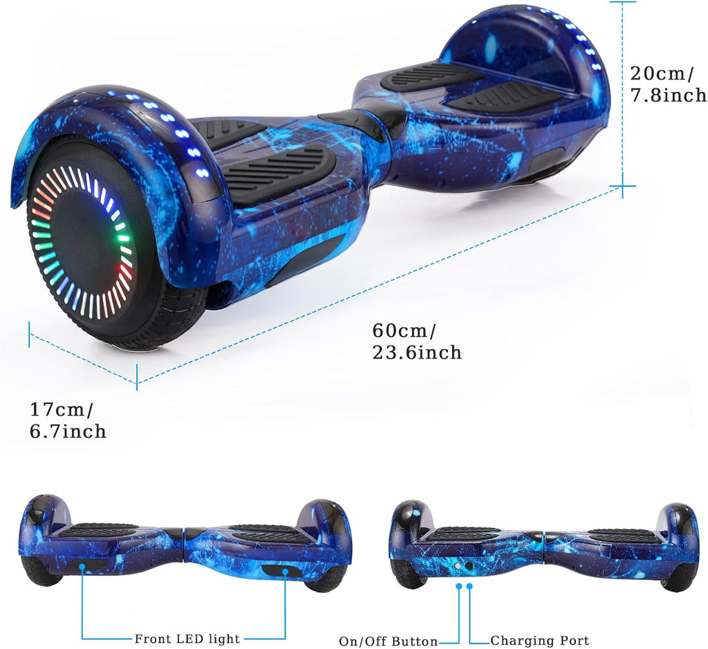 Hoverboard for Kids with LED Wheels and Headlight R336