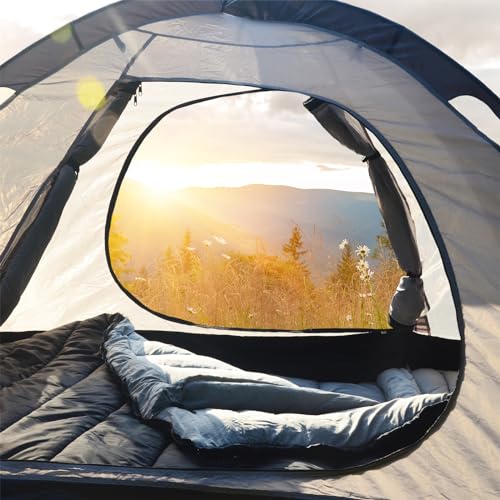 Double Sleeping Bag for Adults, 2 Person Cold Weather Camping Y3081
