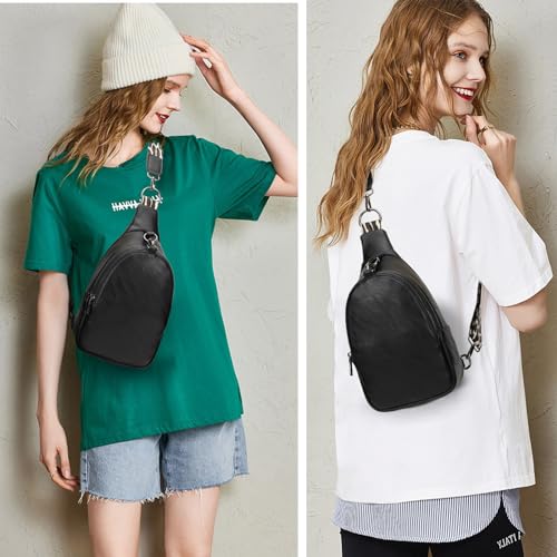 Women's PU Leather Crossbody Sling Bag with Credit Card Slots U962827