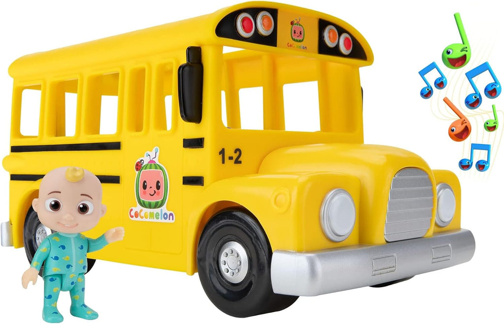 Musical Yellow School Bus with Removable Figure P812391