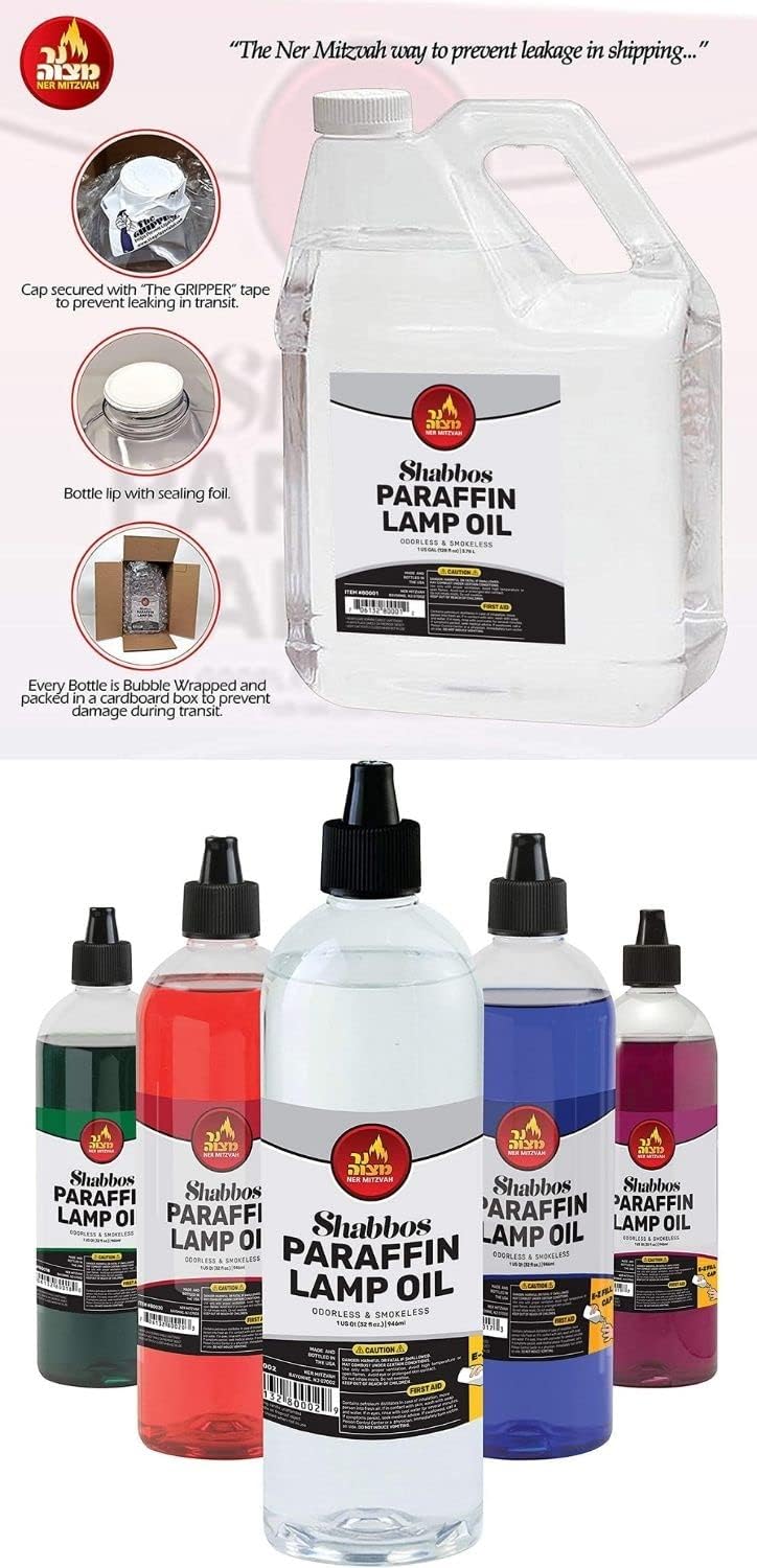 1 Gallon Paraffin Lamp Oil - Smokeless, Odorless, Clean Burning Z5135