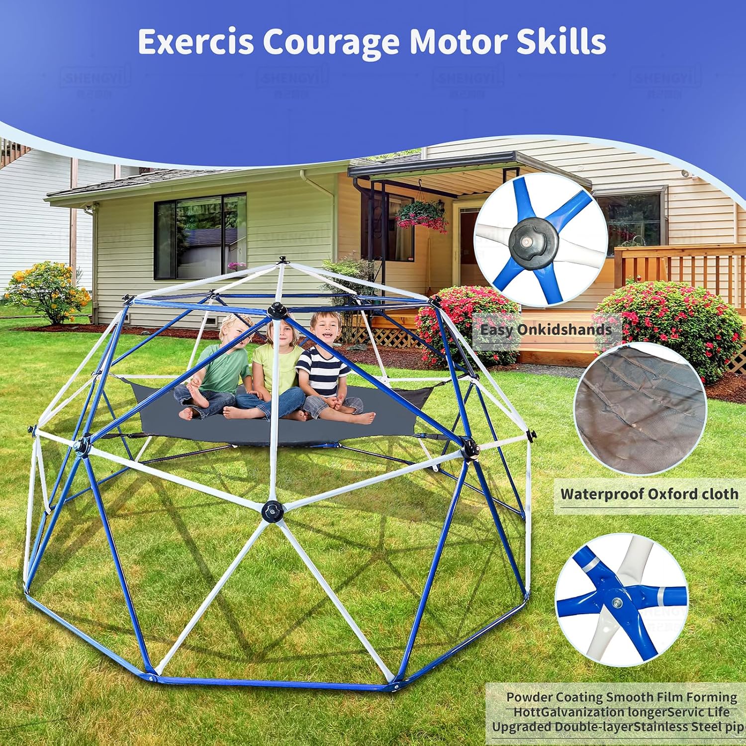 Climbing Dome Jungle Gym for Kids Ages 8-12 Outdoor M3275