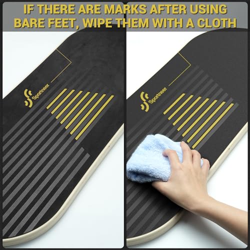 Balance Board with Adjustable Stoppers for Balance Training O80214