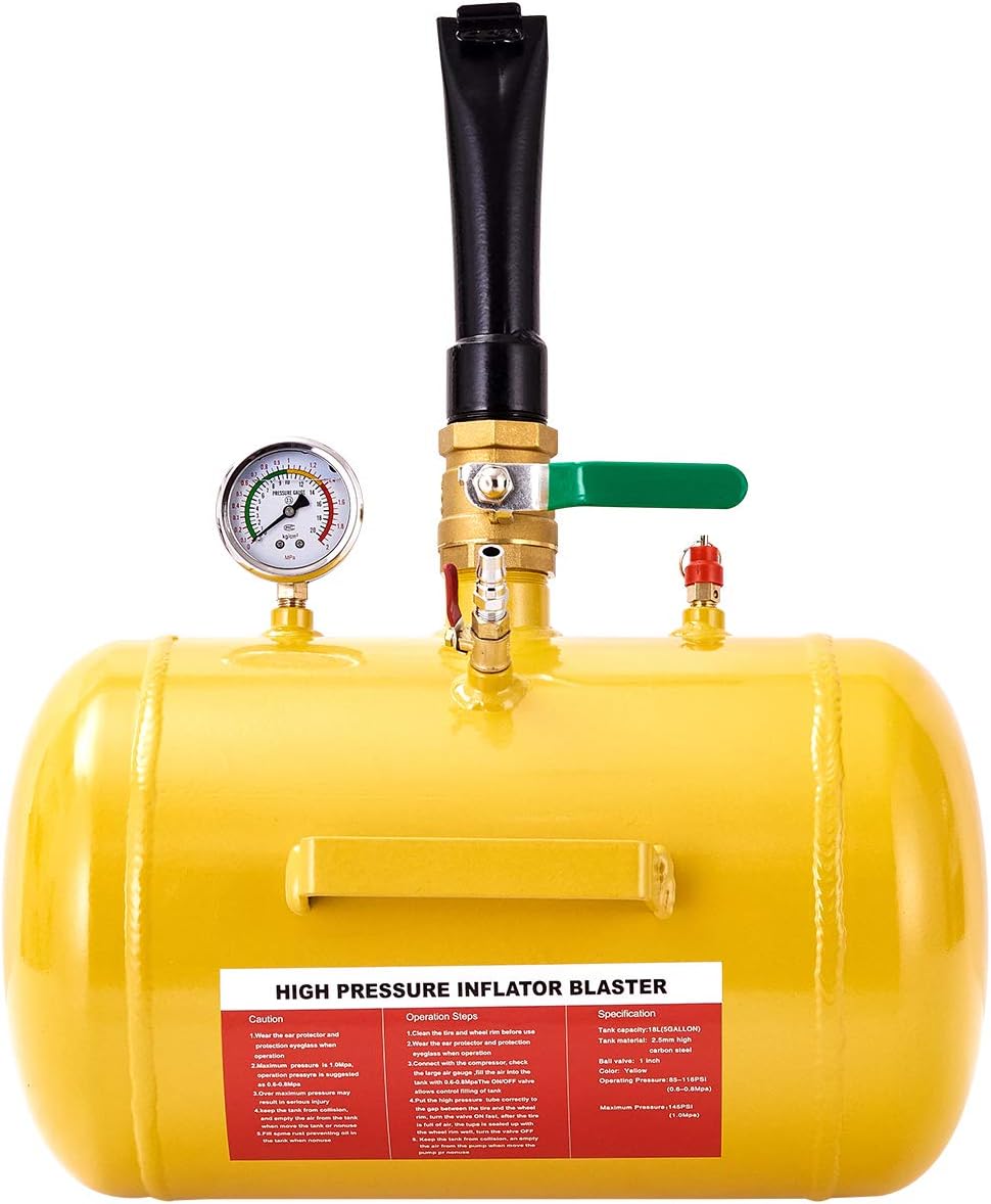 Giantex 5 Gallon Air Tire Bead Seater Blaster Tool Seating Inflator Truck ATV 145psi