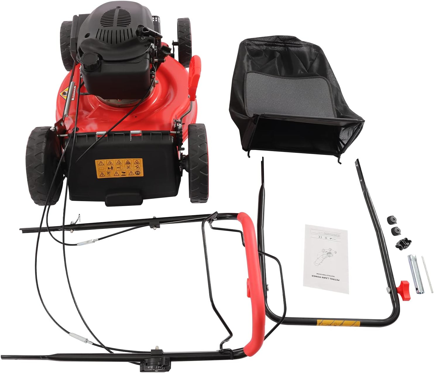 Self-Propelled Gas Lawn Mower, 8 Adjustable Heights H5415