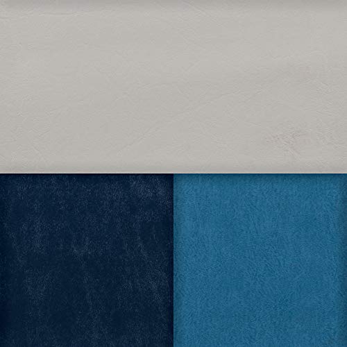 Pontoon Bench Seat Cushion Set, Grey/Navy/Blue N37144