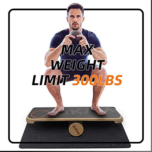 Wooden Balance Board Trainer for Core Stability and Skateboard Training S3518