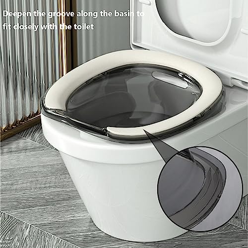Foldable Sitz Bath Tub for Toilet Seat Postpartum Care G4503