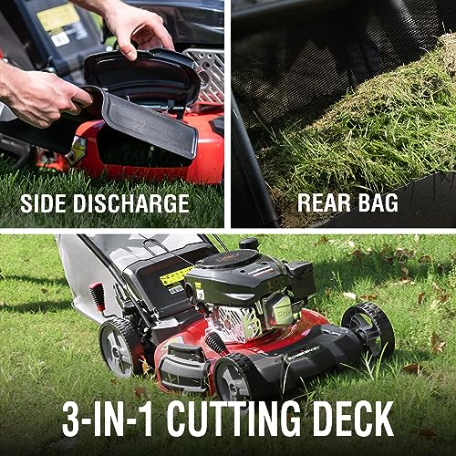 Gas Push Lawn Mower 21in 144cc 3-in-1 F762