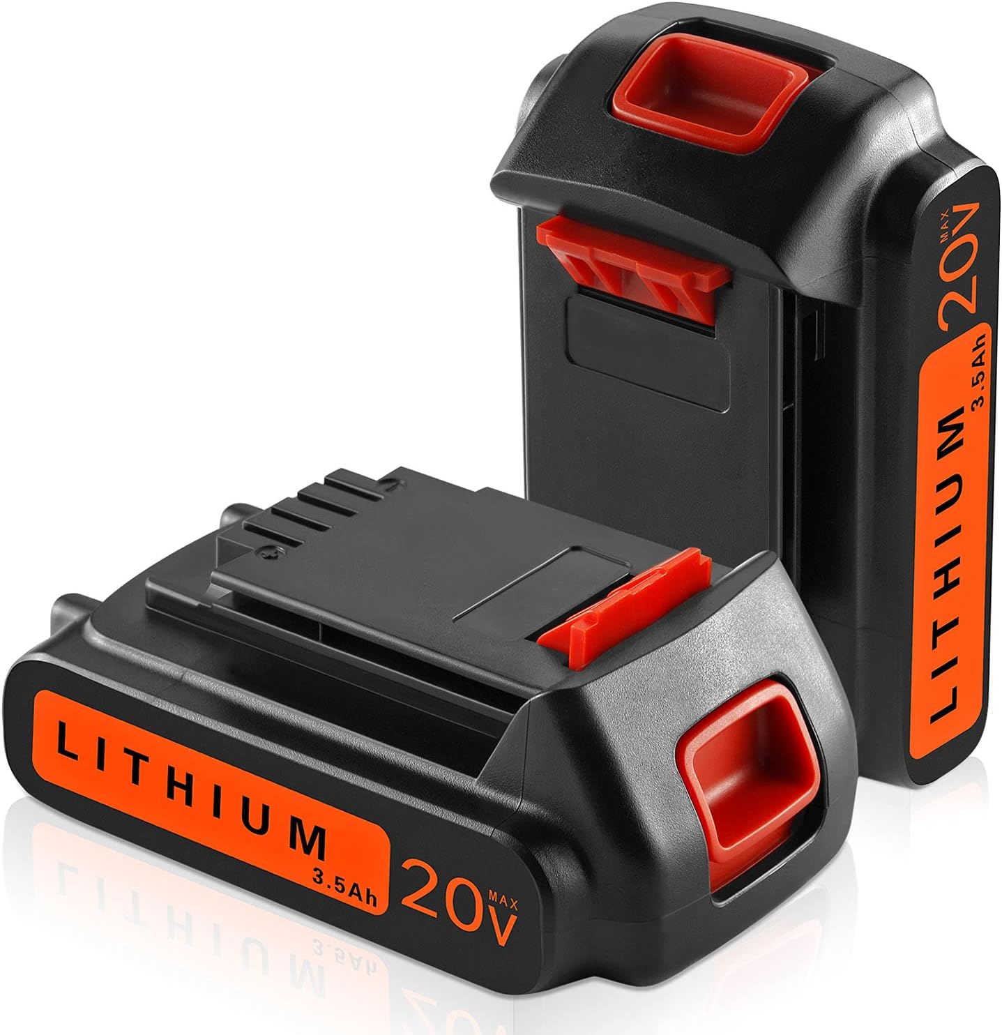 2Pack DSANKE LBXR20 3500mAh Replacement for Black and Decker 20V Lithium Battery Max LB20 LBX20 LST220 LBXR2020-OPE LBXR20B-2 LB2X4020 Cordless Tool Battery