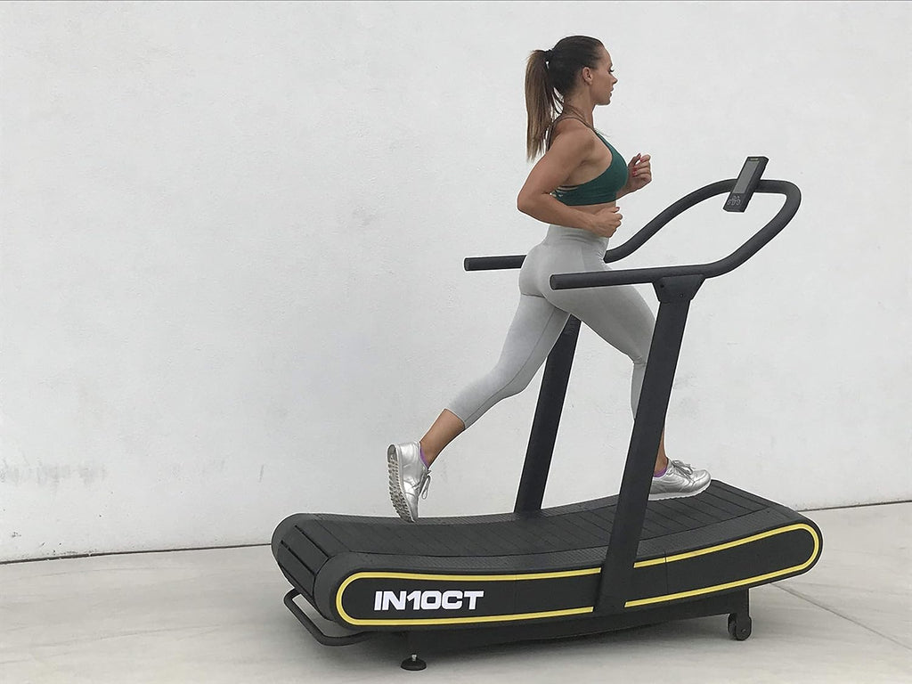 Curved Manual Treadmill with Non-Motorized Running Platform U7640
