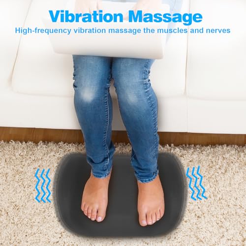 Electric Shiatsu Foot Massager with Heat, Vibration for Plantar Fasciitis and Muscle Tension M6543