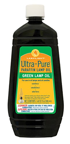 Lamplight 100 oz. Ultra-Pure Lamp Oil - liquid paraffin oil for indoor use, sootless, smokeless and odorless, clear, 60001