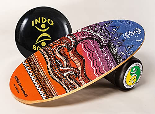 Balance Board Training Package with Cushion and Exercise Poster Y658