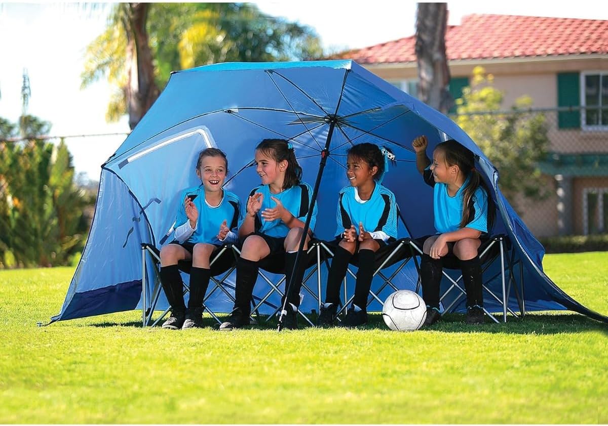 SPF 50+ Sun and Rain Canopy Umbrella for Camping, Beach and Sports Events R842625