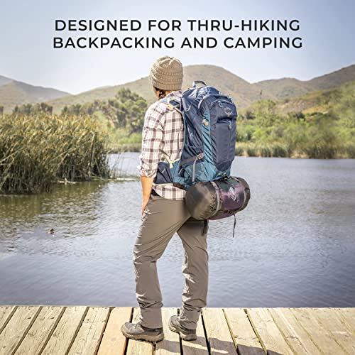 0°F Mummy Sleeping Bag for Hiking and Backpacking J37475