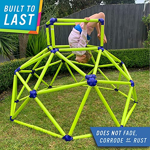 Monkey Bars Climbing Tower for Kids Ages 3-6, Green/Blue X211