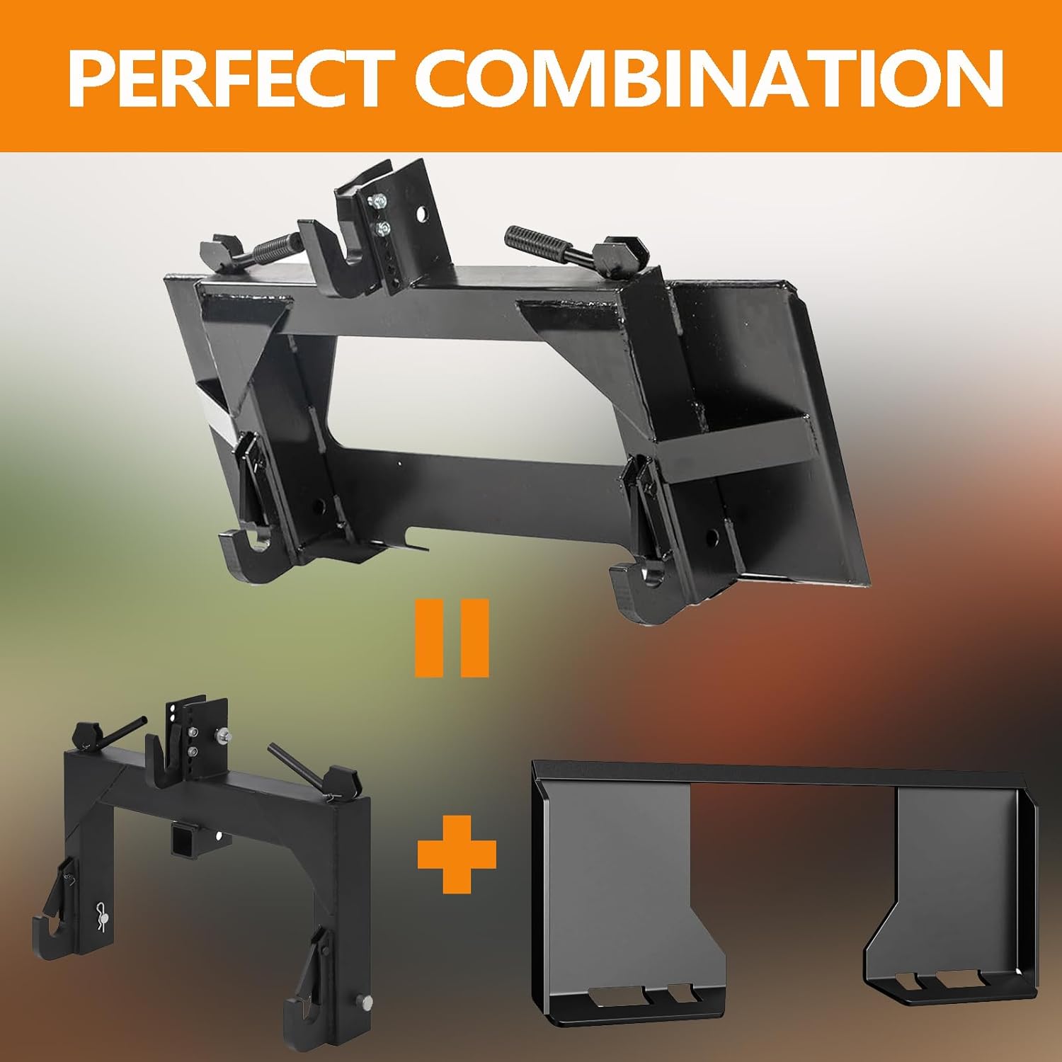 Front Loader Tractor Quick Hitch Adapter Cat 1 Conversion B695315