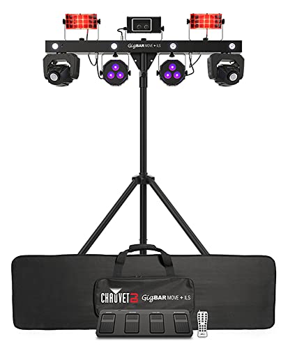4-in-1 Multi-Effect Lighting System with Tripod Stand and Wireless Footswitch F329153