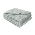 MACEVIA Fluffy Fleece Dog Blankets, Warm Soft Fuzzy Pets Blankets for Puppy, Small, Medium, Large Dogs and Cats, Plush Pet Throws for Bed, Couch, Sofa, Travel (24x29 Inch, Gray)