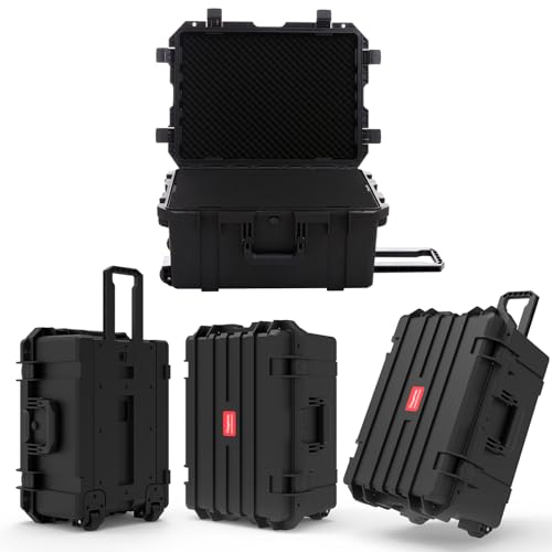 27 Inch Waterproof Rolling Hard Case with Customizable Foam L717
