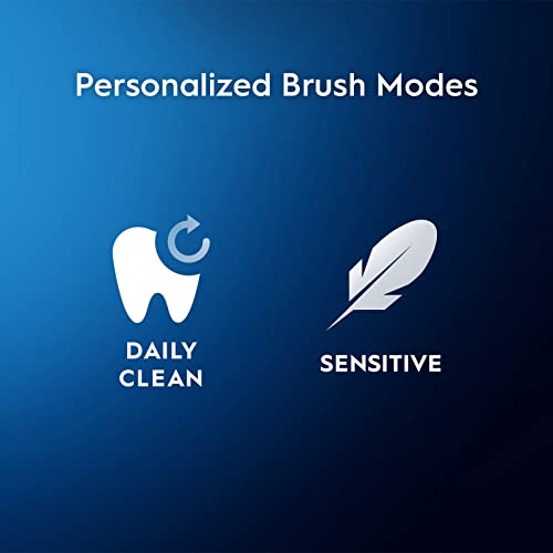 3D White Vitality Electric Toothbrush with 2 Brush Heads, Rechargeable, Blue V269