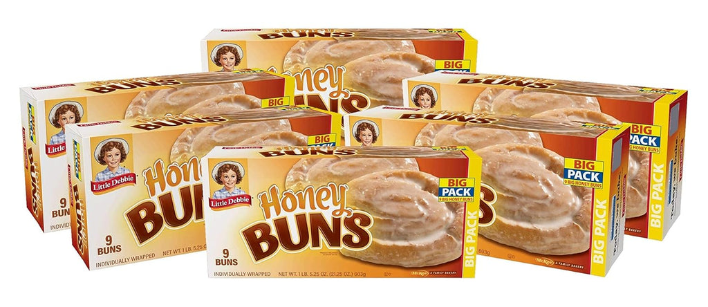 Little Debbie Honey Buns - 9 ct. (pack of 6)