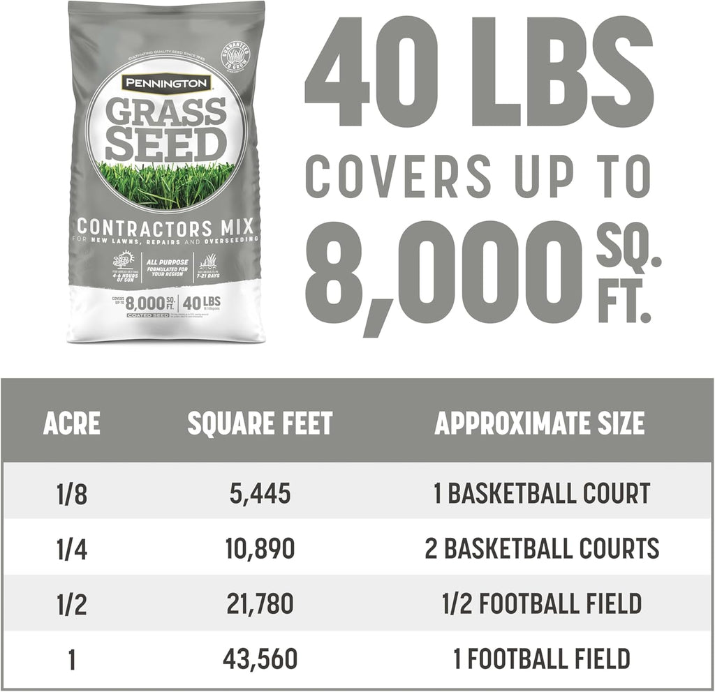 Grass Seed Mix Northern 40 lb H3411
