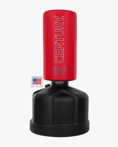 Century Original Wavemaster | Freestanding Punching Bag with Base | Boxing Training Equipment | Punching Bag Stand Adult | Freestanding Kickboxing and MMA Trainer | Adjustable height 47" to 68"