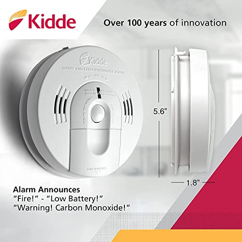 Smoke & Carbon Monoxide Detector, Hardwired, Battery Backup, 2-Pack H838