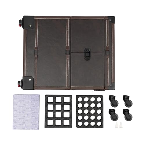 Makeup Rolling Train Case with Mirror and 4 Wheels A344880