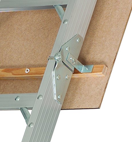 Aluminum Attic Ladder, 375 lb Capacity, 22-1/2 x 54 in T260030