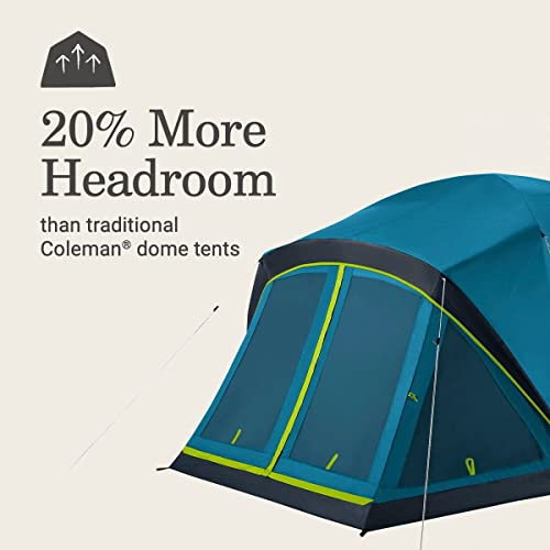 4/6 Person Camping Tent with Screened Porch, Blocks 90% of Sunlight C886
