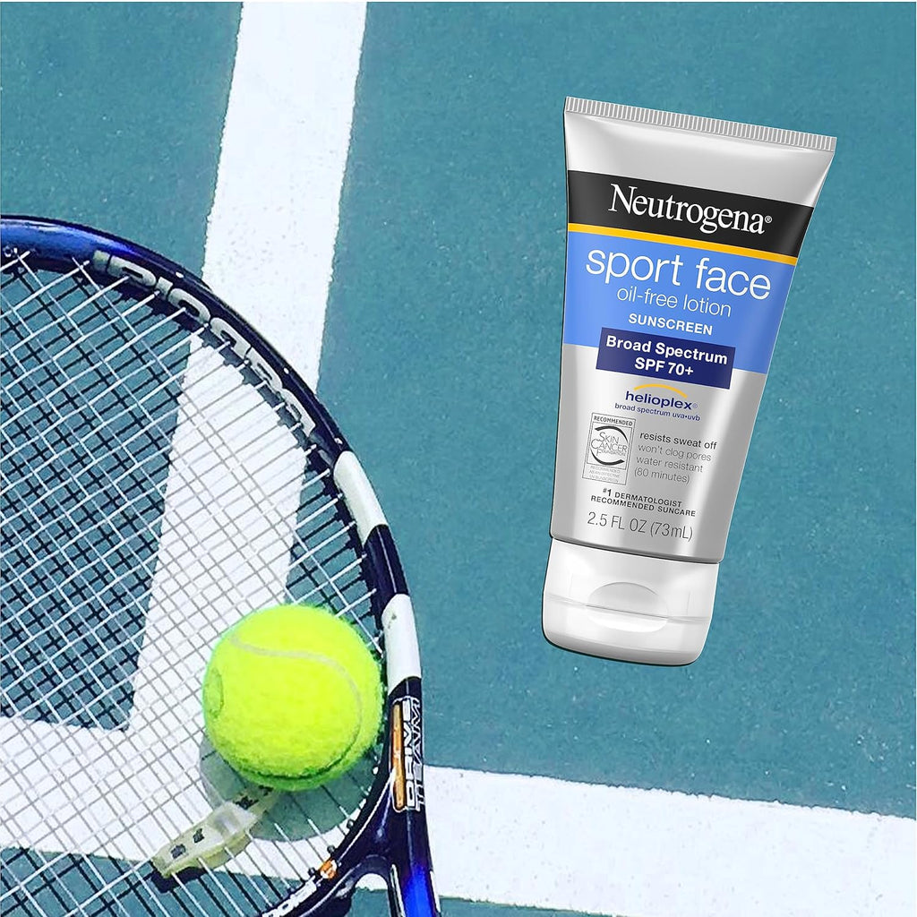 Sport Face Sunscreen SPF 70+, Water Resistant, Oil Free Lotion Z653