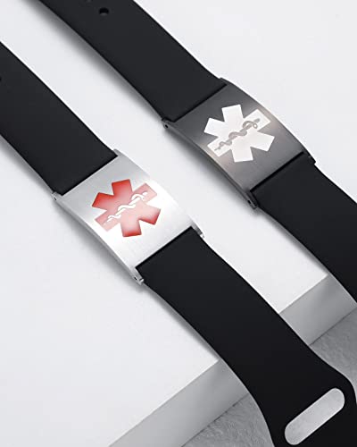Medical Alert Bracelet for Men Women with Custom Engraving N589444