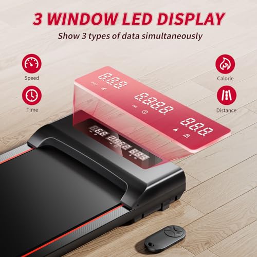 Walking Pad Under Desk Treadmill with Remote Control, Portable for Home Office G704