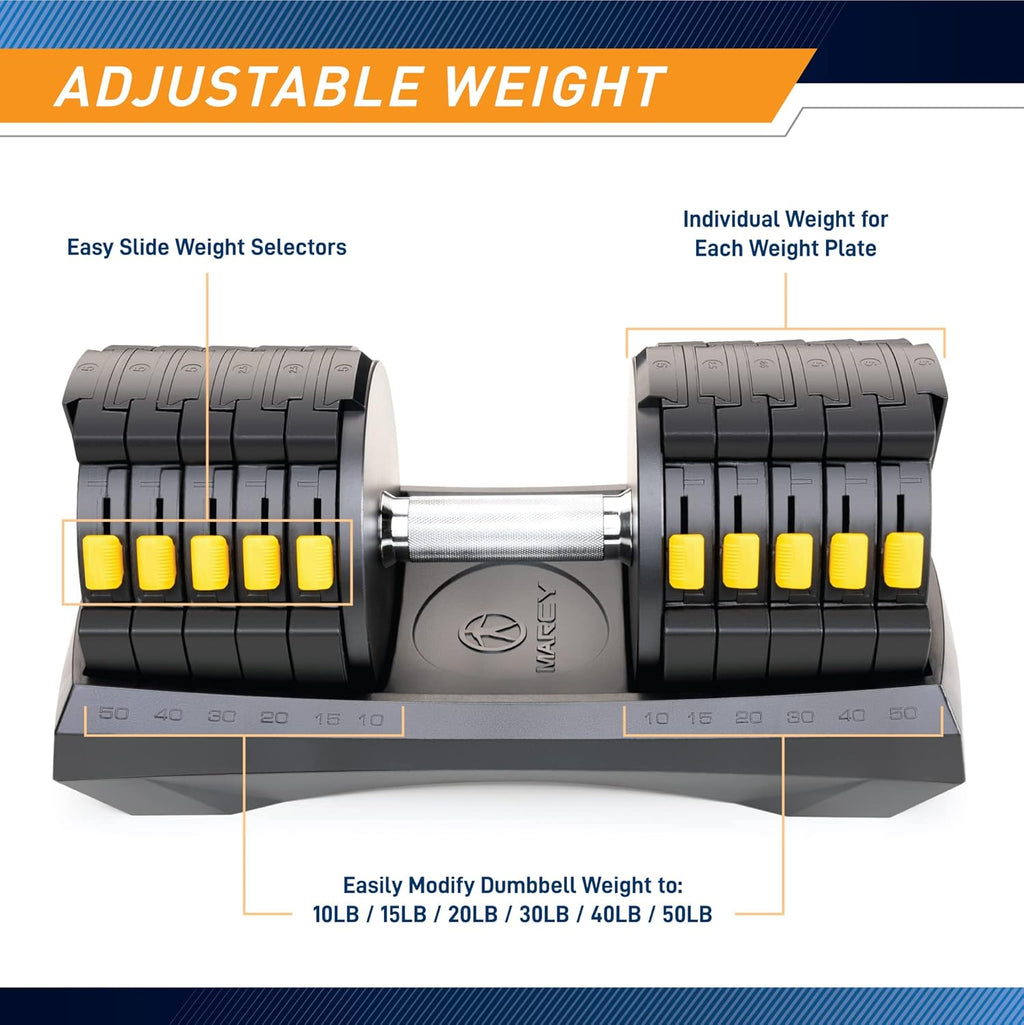 Adjustable Dumbbell System 6-in-1 up to 50lbs S4724