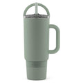 Ello Port 40oz Tumbler with Carry Loop & Integrated Handle, Vacuum Insulated Stainless Steel Reusable Water Bottle, Travel Mug with Leak Proof Lid and Straw, Perfect for Iced Coffee and Tea