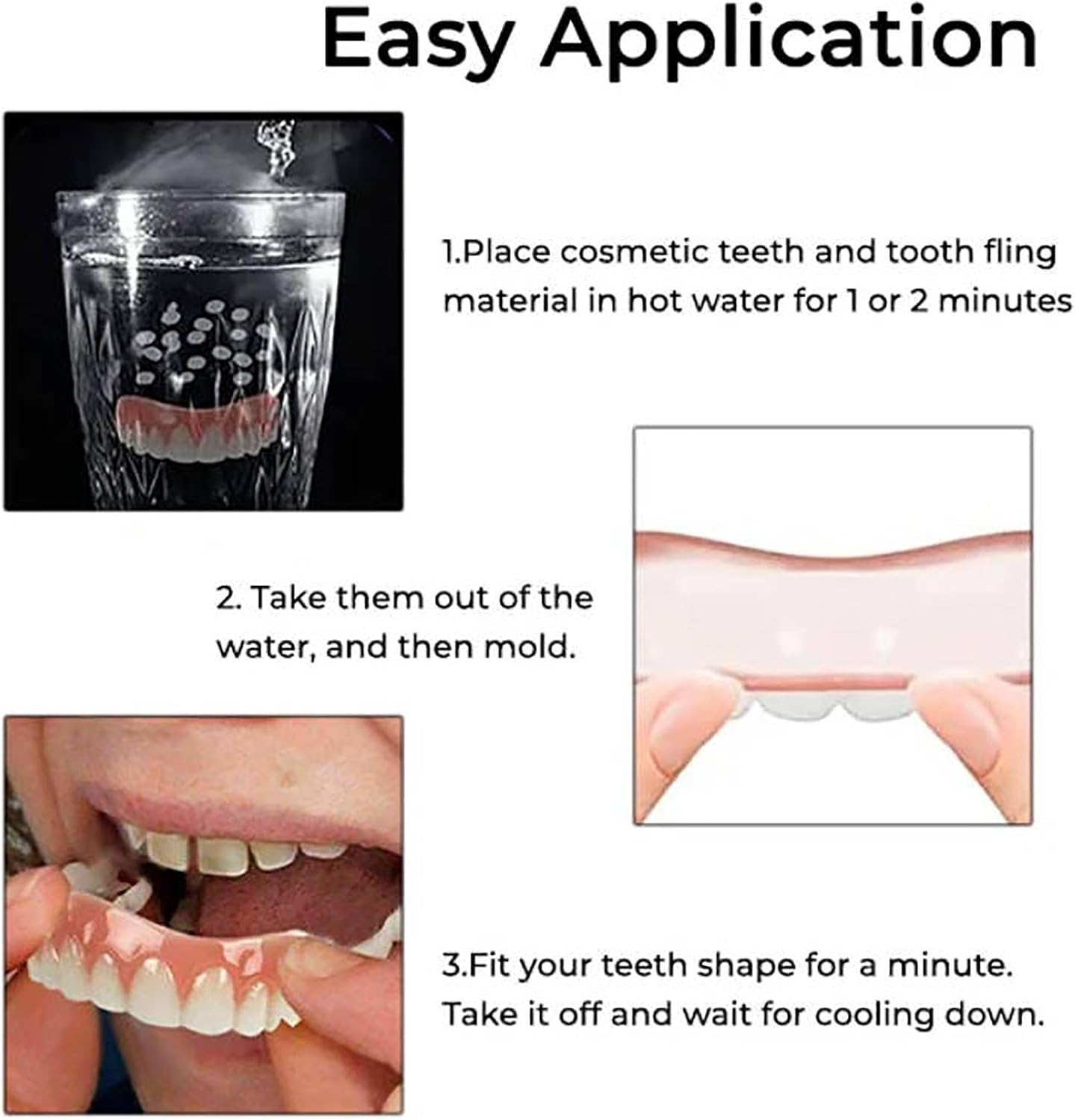 Denture Reline Kit for Upper and Lower Teeth E763