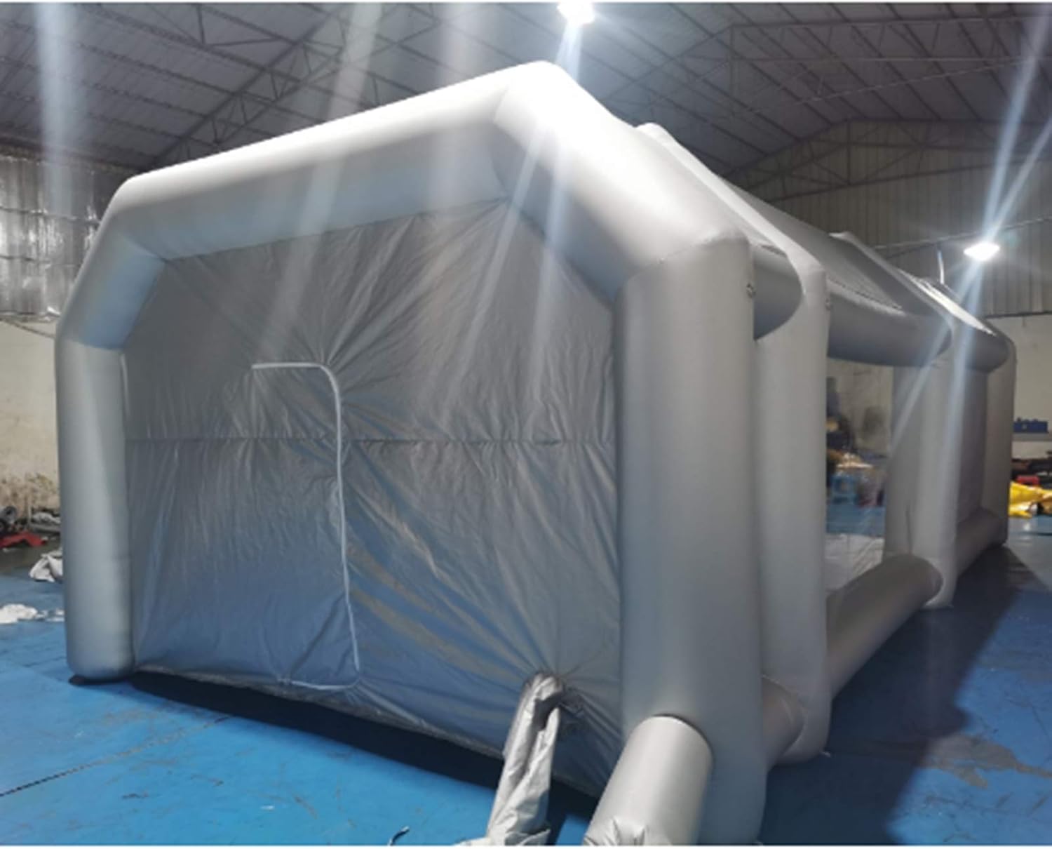 Portable Inflatable Paint Booth, 26x13x10Ft, Car Spray Tent with Air Filter System W67407