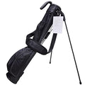 Golf Stand Bag, Lightweight Mini Golf Sunday Bag with Rain Cover and Removable Padded Shoulder Strap, 2 Model Options -2 Way Divider and 4 Way Divider, Waterproof Wear-Resistant Durable Fabric Golf Bag for Women and Men