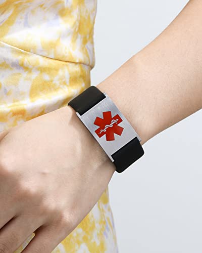 Medical Alert Bracelet for Men Women with Custom Engraving N589444