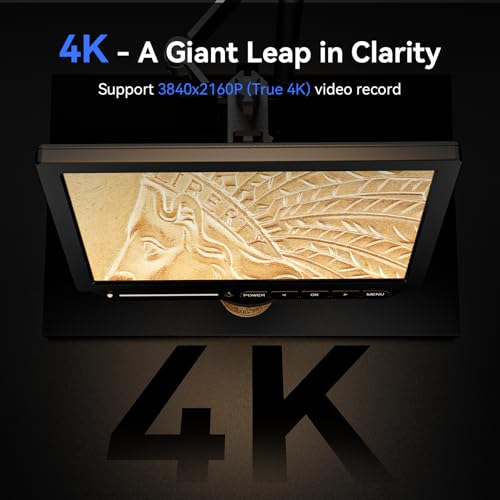 4K Digital Microscope 2000x with 52MP, 10.1" HDMI Screen and Ring Light G309063