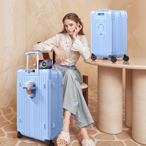 Luggage Sets 2 Piece Hardside Spinner Suitcase with TSA Lock, 20+28 Inch Z91926