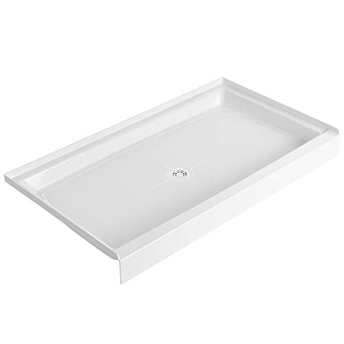60" x 34" Rectangular Shower Base with Single Threshold and Center Drain N668