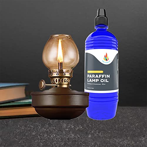 Liquid Paraffin Lamp Oil - 500mL, Smokeless, Odorless, Clean Burning H407