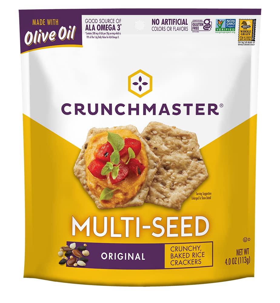 Multi-Seed Gluten-Free Crackers, 4 Ounce (Pack of 12) S57899