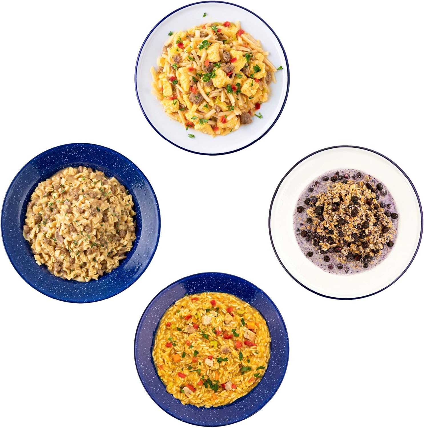 Freeze Dried Camping & Backpacking Food, 12 Servings K623712
